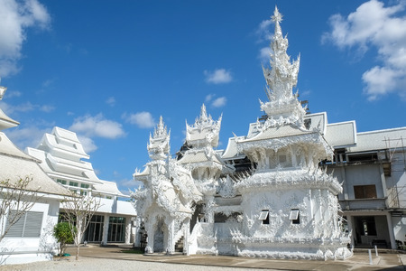 Wat Rong Khun,Chiangrai, Thailandの写真素材