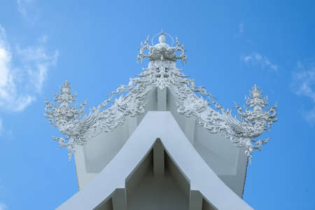 Wat Rong Khun,Chiangrai, Thailandの写真素材