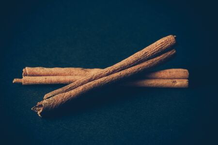 cinnamon sticks with filter effect retro vintage styleの写真素材
