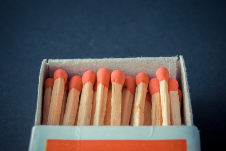 match with filter effect retro vintage styleの写真素材