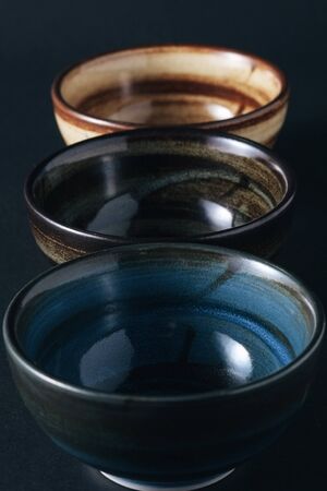 bowl with filter effect retro vintage styleの写真素材