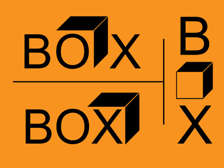 symbol set box design for company and businessのイラスト素材
