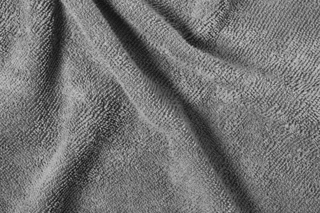gray fabric cloth background textureの写真素材