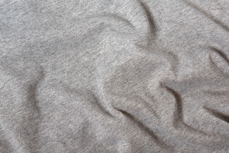 gray fabric cloth background textureの写真素材