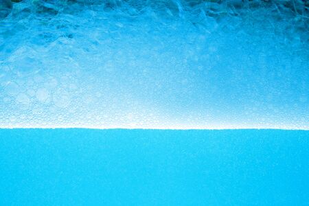 Bubbles of blue water background