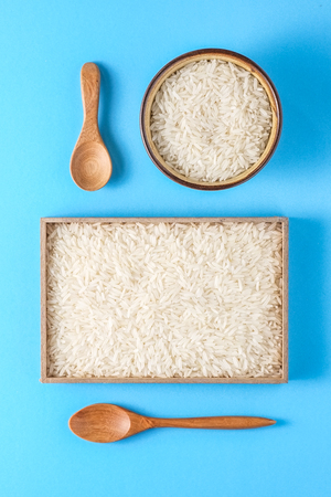 Rice, the staple food of Asiansの写真素材