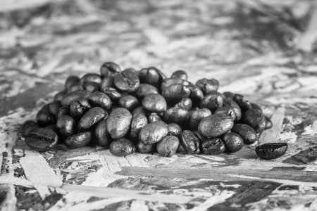 Coffee Beans with filter effect blabk and white styleの写真素材