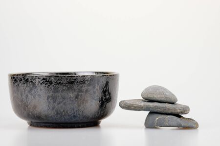 bowl with filter effect retro vintage styleの写真素材