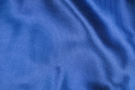 blue fabric cloth background textureの写真素材
