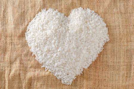 Rice, the staple food of Asiansの写真素材