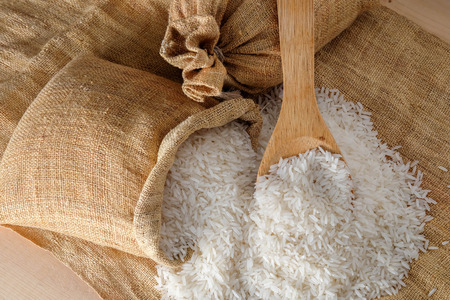 Rice, the staple food of Asiansの写真素材