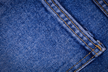 Texture of blue jeans backgroundの写真素材