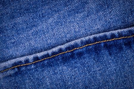 Texture of blue jeans backgroundの写真素材