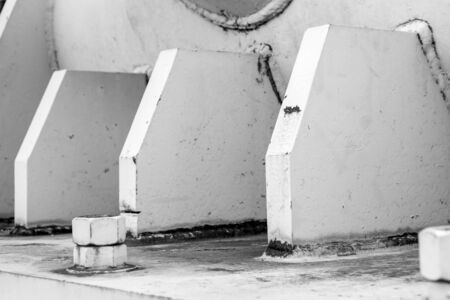 Abstract lines on architecture.  modern architecture detail. Refined fragment of contemporary office...