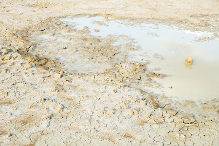 abstract background rift of soil Climate change and drought landの写真素材