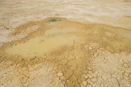 abstract background rift of soil Climate change and drought landの写真素材