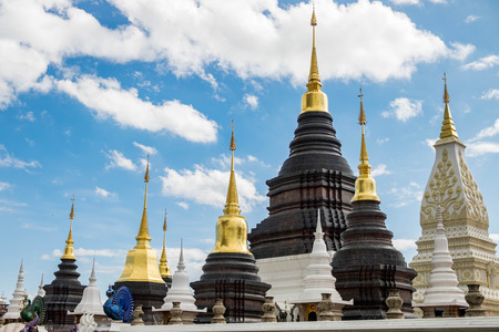 Ban Den temple is a Thai temple which is located in the northern part of Thailand It is one of the most beautiful and famous Thai temples in Chiang Maiの写真素材