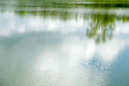 Abstract water reflection texture backgroundの写真素材