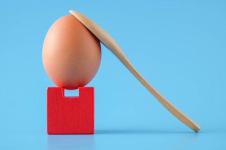 Chicken eggs are a popular food worldwide.の写真素材