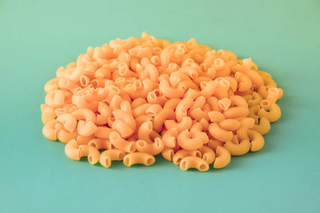 Italian food raw macaroni For cooking food made of flourの写真素材