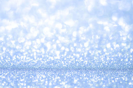 Abstract Christmas twinkled bright background with bokeh defocused lights . Lights Festive background concept.の写真素材