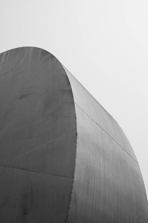 Abstract lines on architecture. modern architecture detail. Refined fragment of contemporary office...