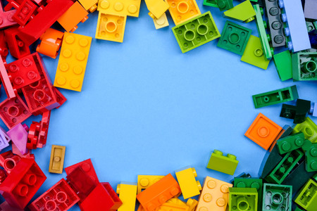 chiang mai, THAILAND - MAY 27, 2018: Lego is a line of plastic construction toys that are manufactured by The Lego Group, a privately held company based in Billund, Denmark.のeditorial素材