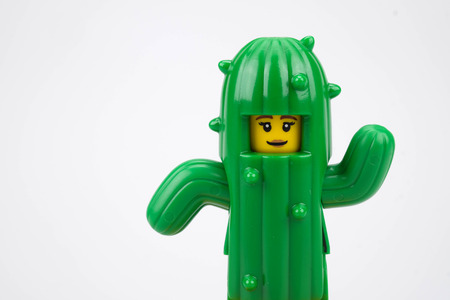 chiang mai, THAILAND - MAY 27, 2018: Lego mini figure toy, a privately held company based in Billund, Denmark.のeditorial素材