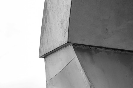 Abstract lines on architecture. modern architecture detailの写真素材