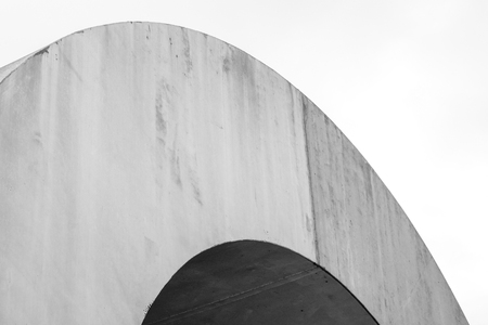 Abstract lines on architecture. modern architecture detailの写真素材