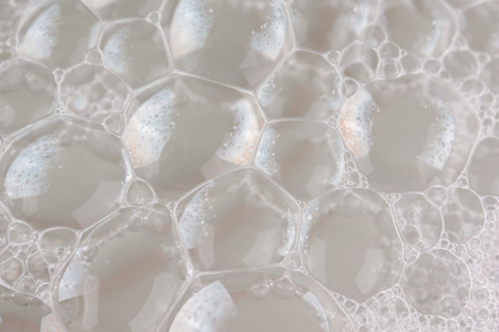 white foam texture abstract background closeup