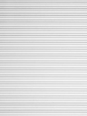 corrugated metal sheet,white Slide door ,roller shutter textureの写真素材