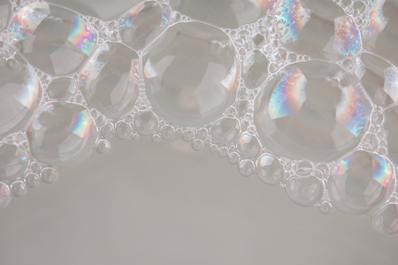 white foam texture abstract background closeupの写真素材
