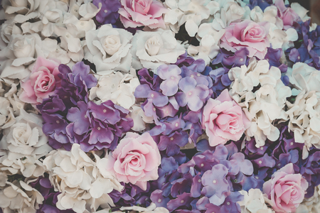 Beautiful bouquet flower for backgroundの写真素材