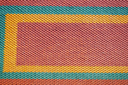 abstract background texture brown tile roof patternの写真素材