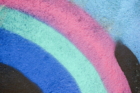 Colorful Graffiti texture on wall as background