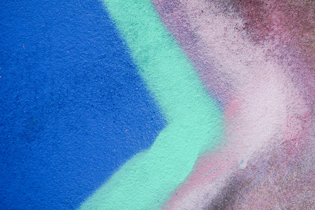 Colorful Graffiti texture on wall as background
