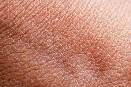 texture of the skin.Dark skin of woman hand macro. Human skin texture backgroundの写真素材