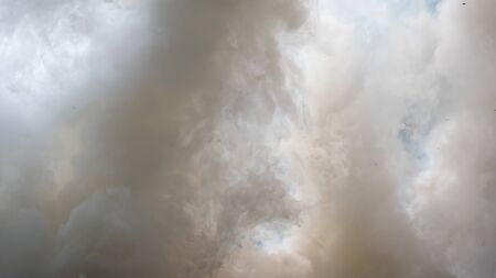 Background of white smoke, Fog or smoke background, Smog abstract backgroundの写真素材
