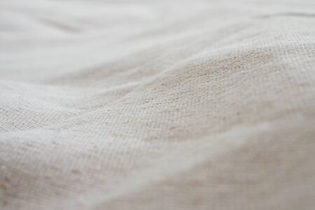 white calico fabric cloth background textureの写真素材