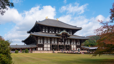 Todaiji Temple is a Buddhist temple complex, located in the city of Nara, Japanのeditorial素材