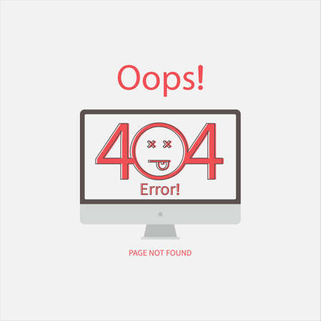 404 error page not found, lost, sorry, network, erro concept, vector illustration design