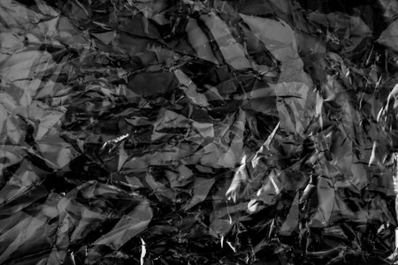 Plastic Bag Texture background, plastic film backgroundの写真素材