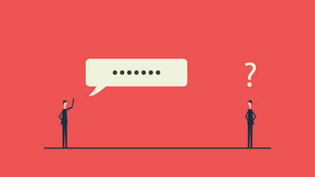 Talk concept speech bubbles Vector Illustrationのイラスト素材