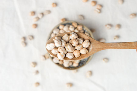 chickpeas organic legumes of fresh make a healthy vegetarian meal