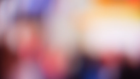 background of blurred lights at street road nightの写真素材