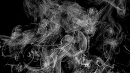 abstract background smoke curves and wave reggae colors green, yellow, red colored in flag of reggae musicの写真素材