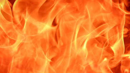 blaze fire flame texture backgroundの写真素材