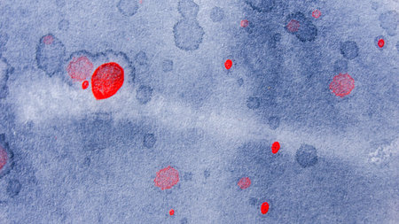 Color drip texture background on old paper