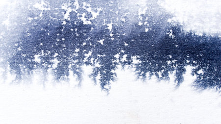 Color drip texture background on old paperの写真素材